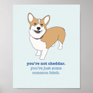 Affiche Brooklyn 99 Cheddar