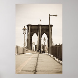 Affiche Brooklyn Bridge imprimer