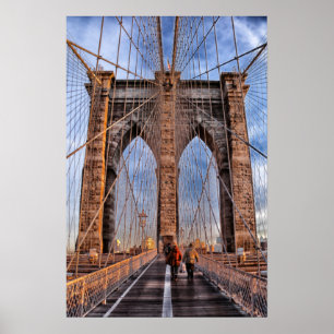 Affiche Brooklyn Bridge New York City