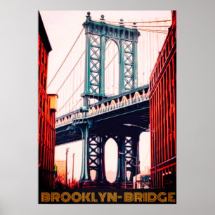 Affiche Brooklyn Bridge Newyork