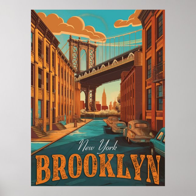 Affiche Brooklyn Charm : Capturez l'essence avec ceci (Devant)