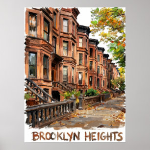 Affiche Brooklyn Heights Brooklyn