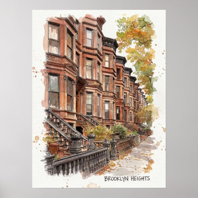 Affiche Brooklyn Heights Brooklyn (Devant)