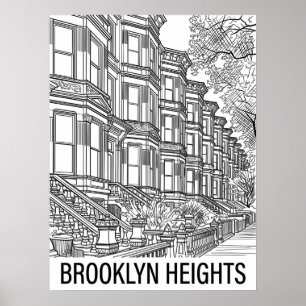 Affiche Brooklyn Heights Brooklyn