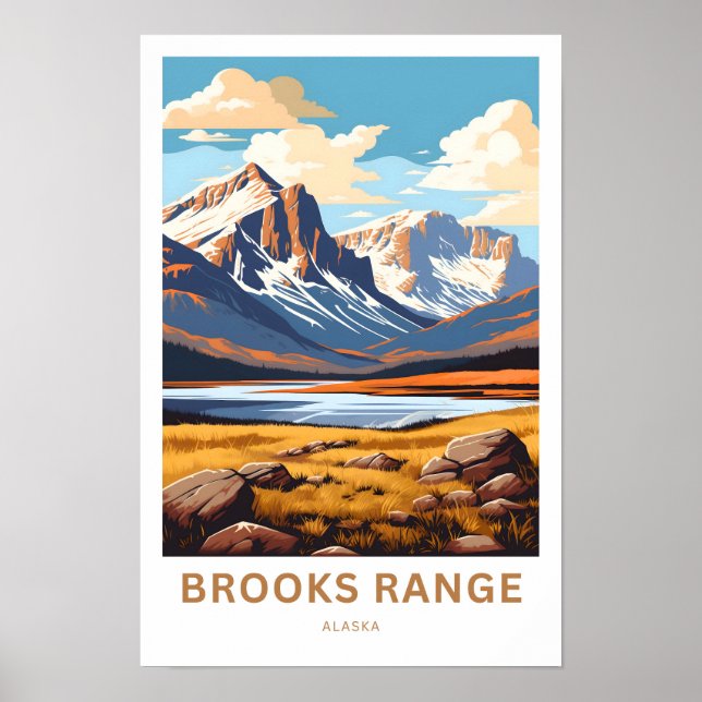 Affiche Brooks Alaska Travel Print (Devant)