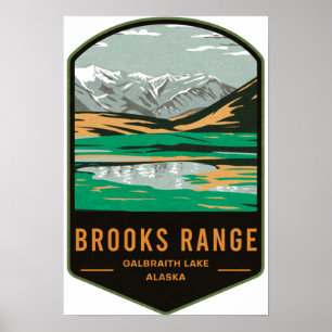 Affiche Brooks Range Galbraith Lake