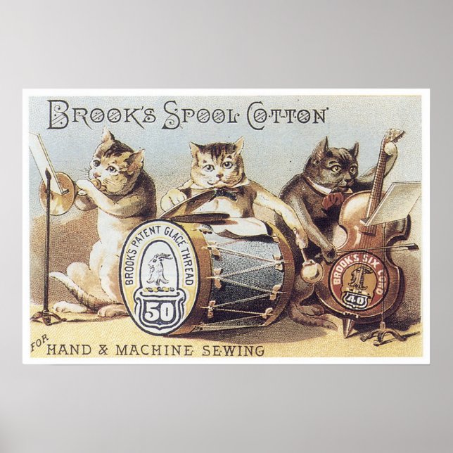 Affiche Brooks Spool Cotton (Devant)
