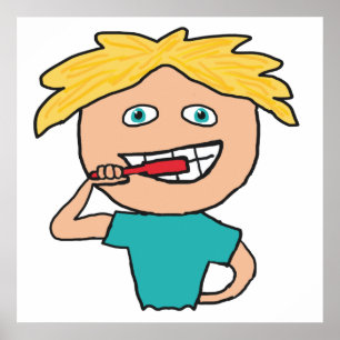 Affiche Brossage des dents