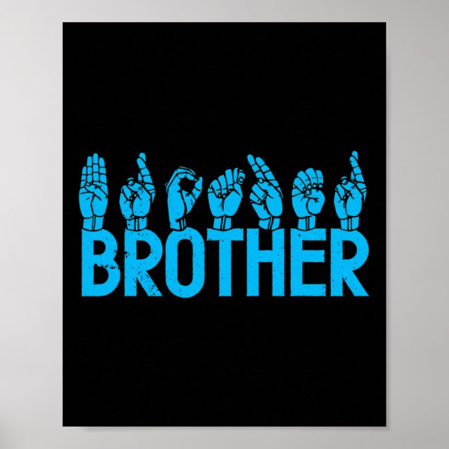 Affiche Brother American Sign Language Sourde Sensibilisat (Devant)