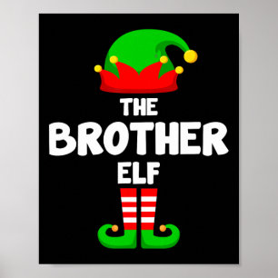 Affiche Brother Elf drôle Noël Correspondant famille Pa