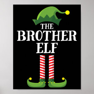 Affiche Brother Elf Matching Famille Groupe Noël