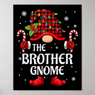 Affiche Brother Gnome Correspondant Noël PJS Pour La Famil