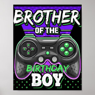 Affiche Brother of the Birthday Boy Matching jeu vidéo