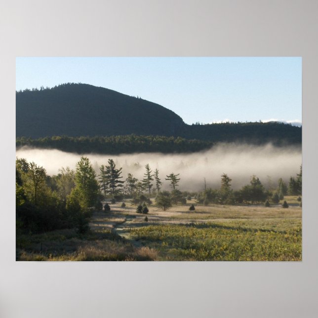 Affiche Brouillard matinal dans les Adirondacks 5 (Devant)