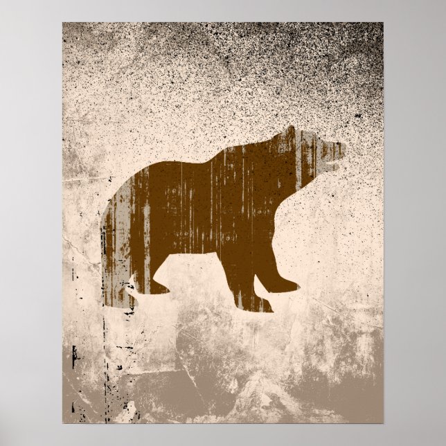 Affiche BROWN BEAR en détresse (Devant)