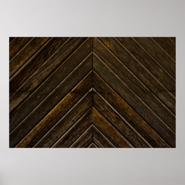 Affiche Brown cadre en bois (Devant)