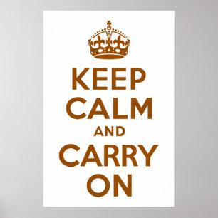 Affiche Brown Calme et marche