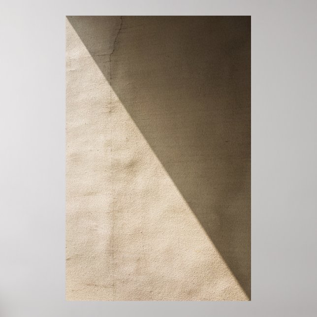 Affiche Brown concrete wall (Devant)