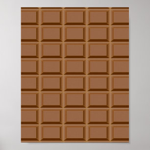 Affiche Brown dalle de chocolat