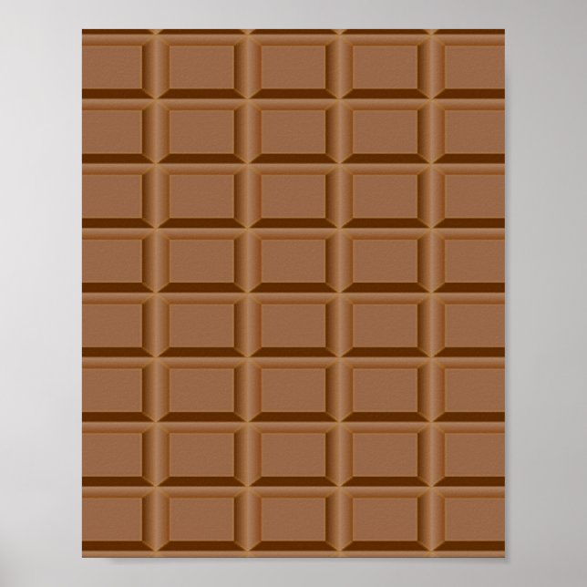 Affiche Brown dalle de chocolat (Devant)