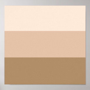 Affiche Brown Ombre strié