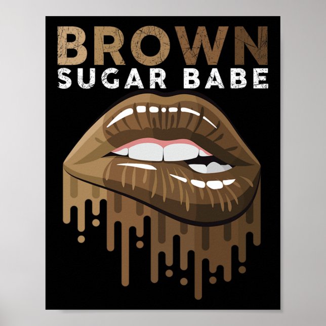 Affiche Brown sucre Bybe Noir Histoire Mois Junetten Me (Devant)