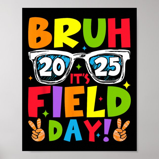 Affiche Bruh C'est le jour du terrain Enseignant Garçons F (Devant)