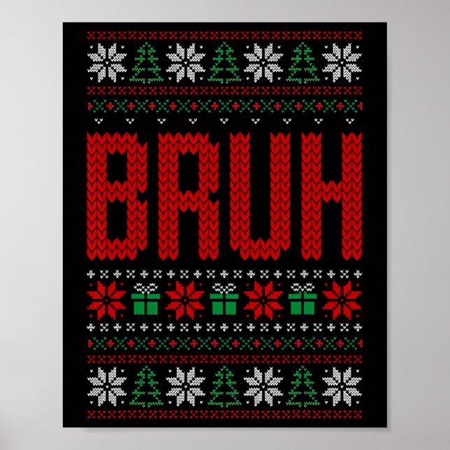 Affiche Bruh Meme Dit Bro Salutation Ados garçons Hommes l (Devant)