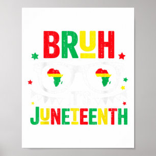 Affiche Bruh Sa 19ème Liberté Juin 19 1865 Africain
