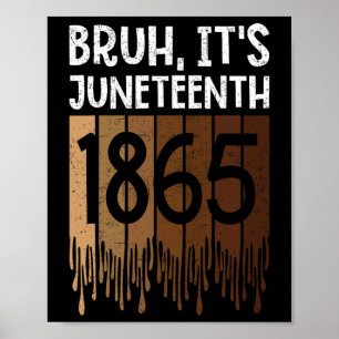 Affiche Bruh Son 18 Juillet 1865 Journée de la Liberté Mel
