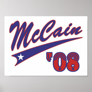 Affiche Bruissement de McCain 08