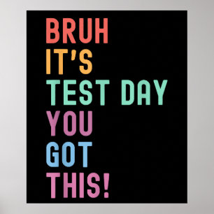 Affiche Bruit Son Jour Test Test Test Test Jour Enseignant