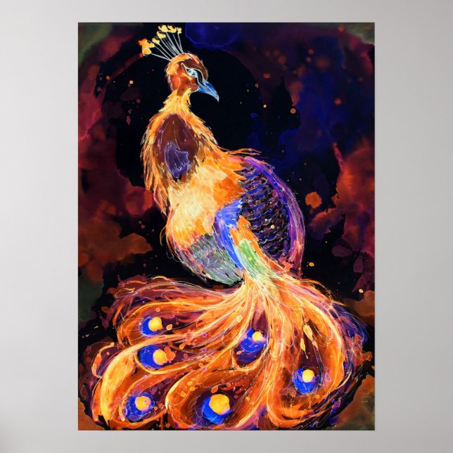 Affiche Brûler Phoenix Peacock (Devant)