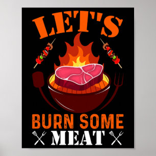 Affiche Brûlons de la viande