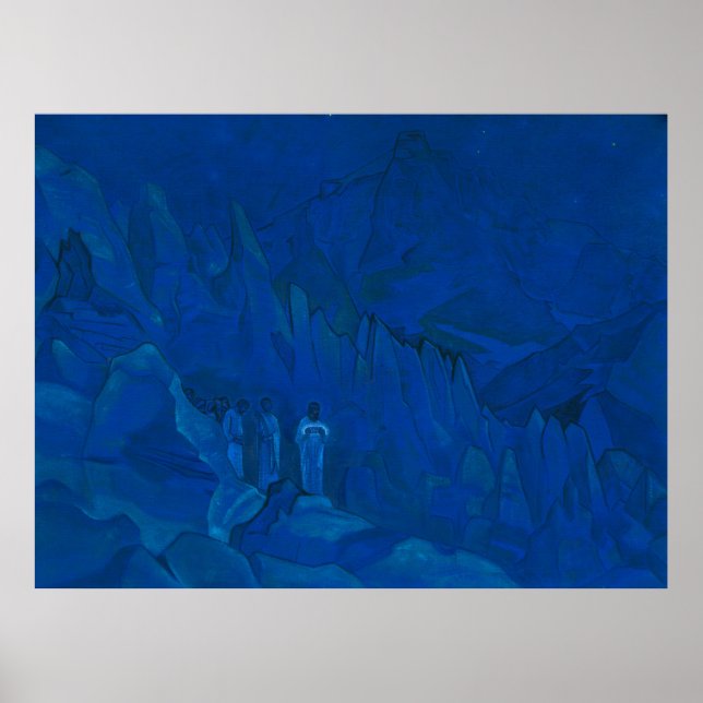 Affiche Brûlure des ténèbres par Nicholas Roerich (Devant)