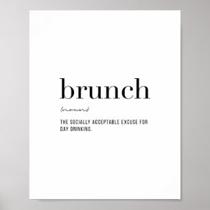 Affiche Brunch de définition