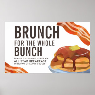 Affiche BRUNCH POUR LA BANDE   Rassemblement Petit Déjeune