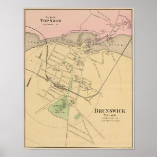 Affiche Brunswick, Topsham