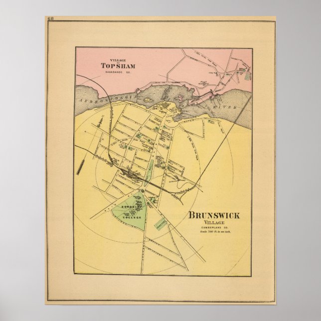 Affiche Brunswick, Topsham 2 (Devant)