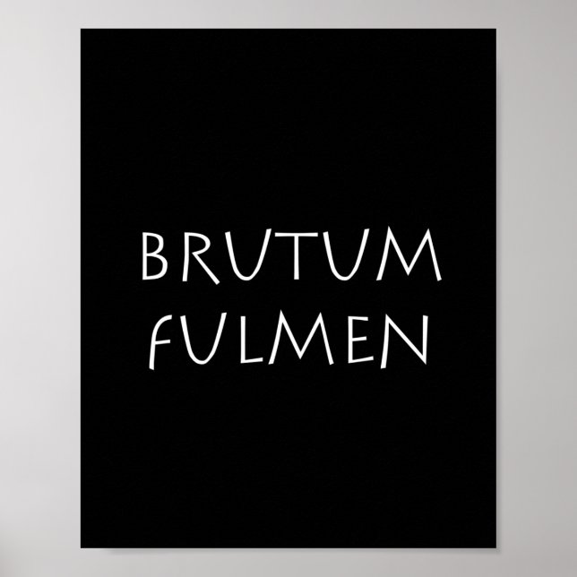 Affiche Brutum fulmen (Devant)