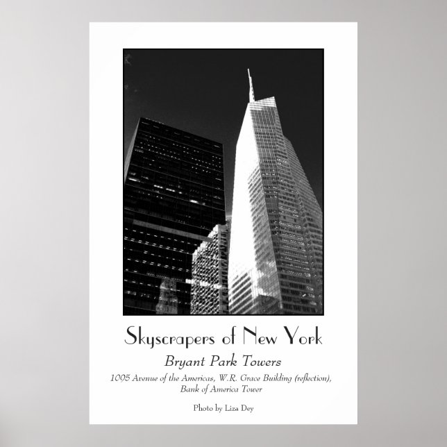 Affiche 'Bryant Park Towers' (Devant)