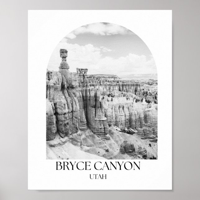 Affiche Bryce Canyon National Park Utah Arch Photo Imprime (Devant)