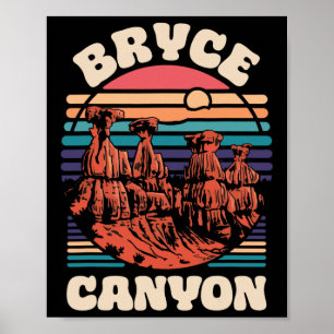Affiche Bryce Canyon Parc National Souvenir Extérieur Rand