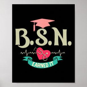 Affiche Bsn A Obtenu Son Diplôme D'Infirmière Supérieure E