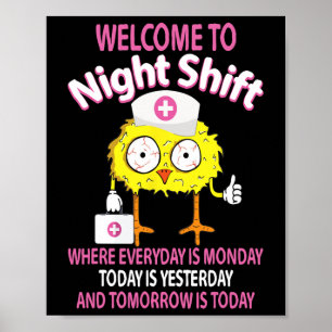 Affiche Bsn Lpn Cna Drôle Poumon De Nourriture Bienvenue À