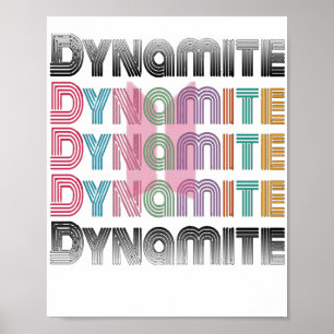 AFFICHE BTS DYNAMITE HOBI ( NOUVELLE CHANSON )