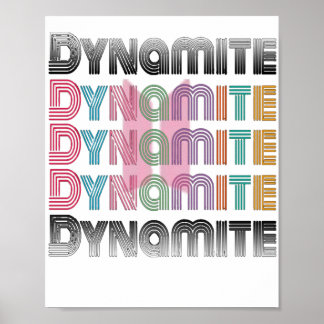 AFFICHE BTS DYNAMITE HOBI ( NOUVELLE CHANSON )