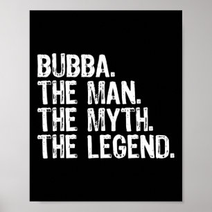 Affiche Bub L'Homme Le Mythe La Légende Cool Drôle