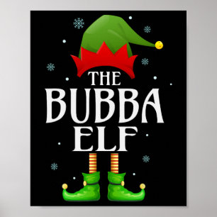 Affiche Bubba Elf Xmas Correspondances Famille Groupe Noël