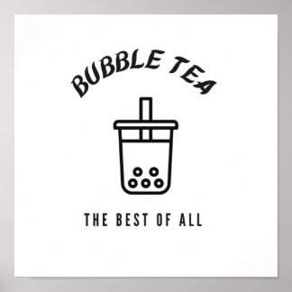 Affiche Bubble tea